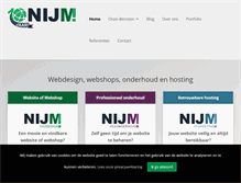 Tablet Screenshot of nijm.nl